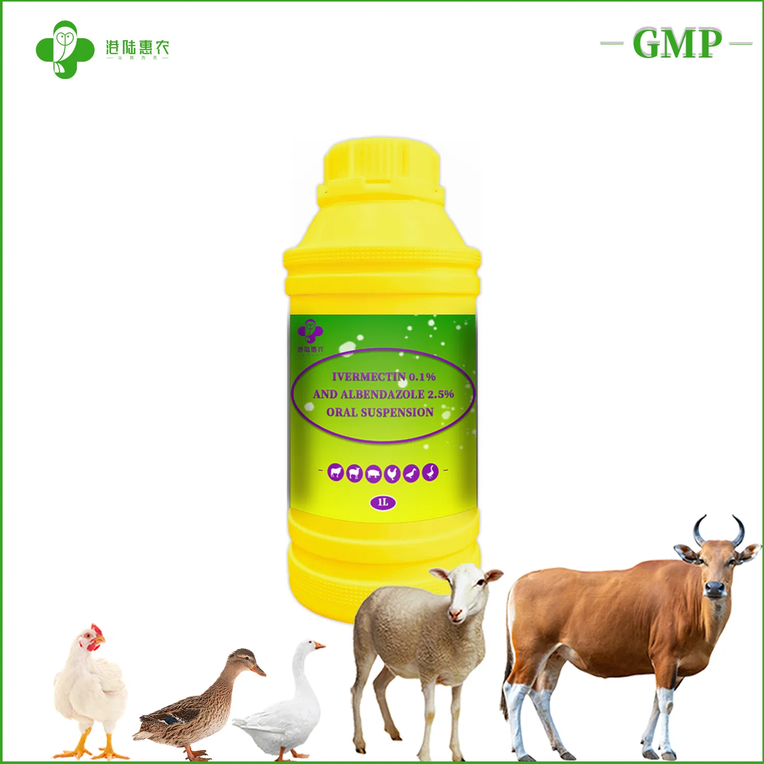 Multivitamin-Lösung zum Einnehmen für Tierarzneimittel für Rinder und Geflügel
